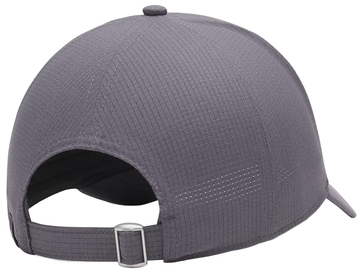 Under Armour ArmourVent Low Men's Adjustable Hat - Castlerock / Black – back view