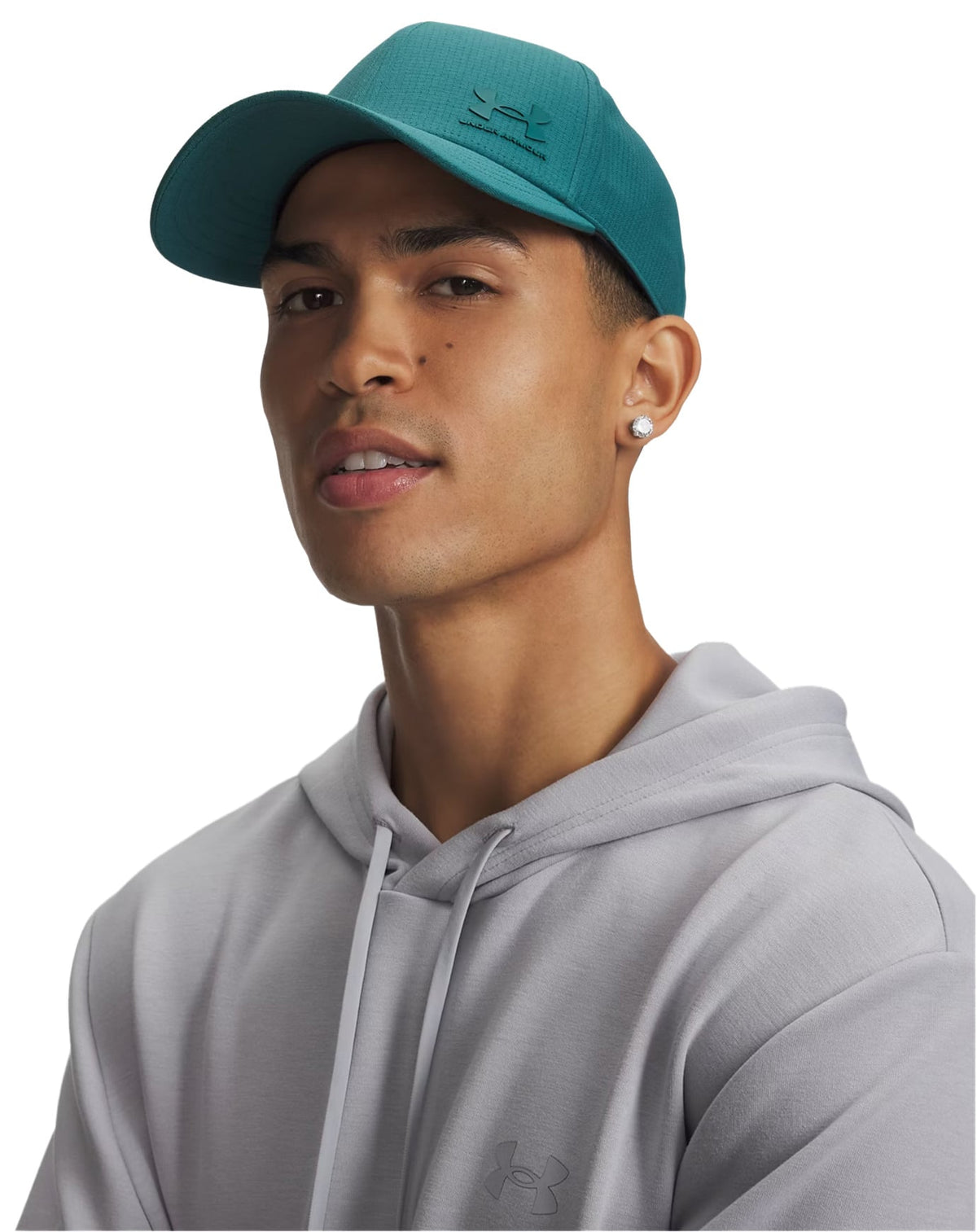 Under Armour ArmourVent Low Men's Adjustable Hat - Rack Green / Black – alternate view 1