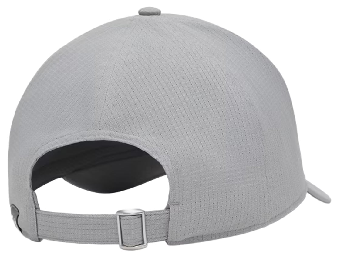 Under Armour ArmourVent Low Men's Adjustable Hat - Steel / Fade Green – back view