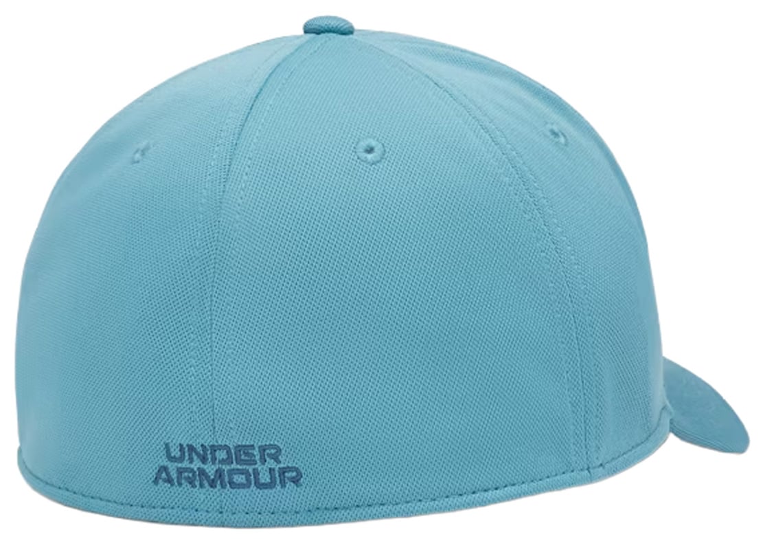 Under Armour Blitzing Low Men’s Hat - Stretch Fit, Boundless Blue / Wham Blue – back view