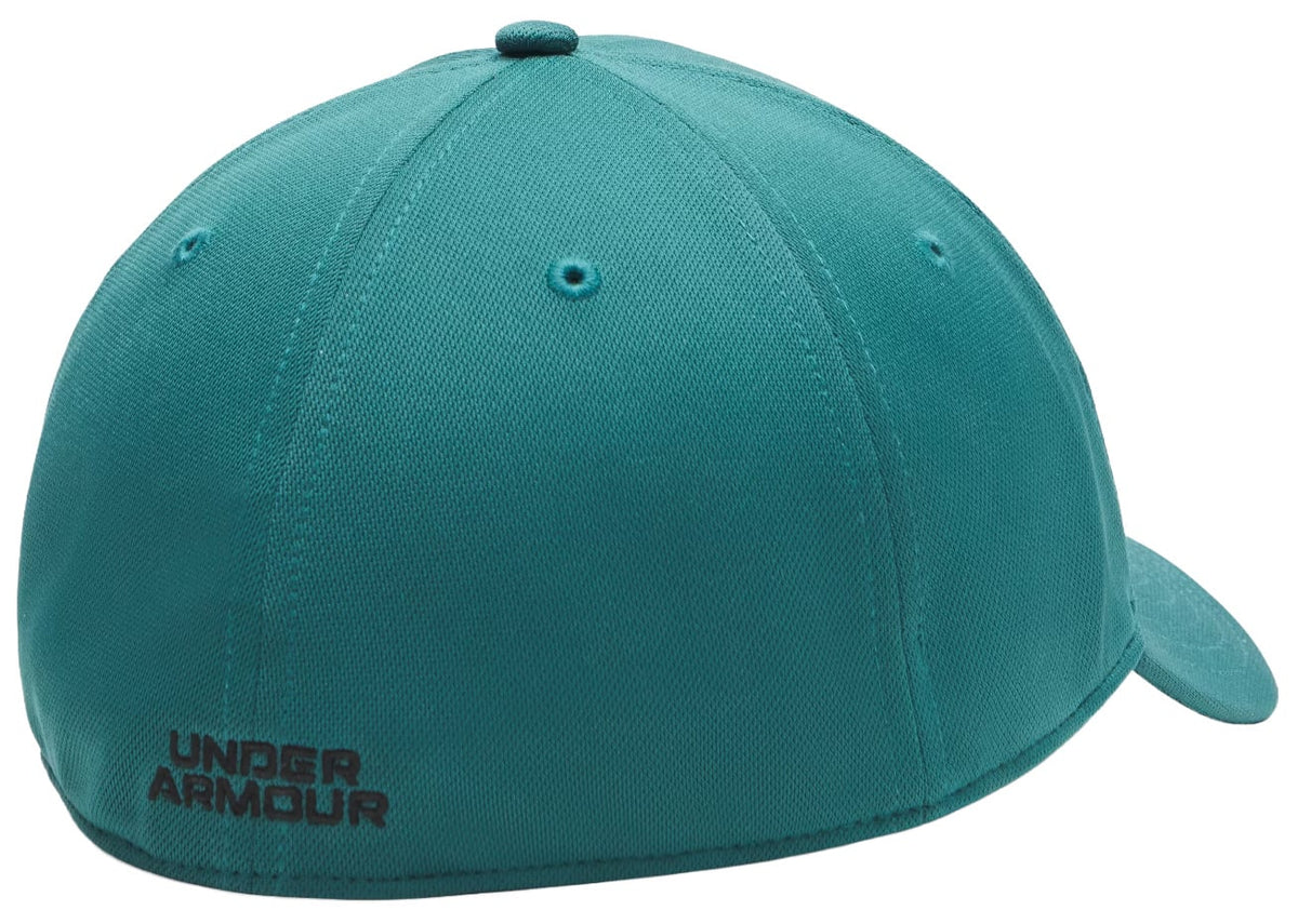 Under Armour Blitzing Low Men’s Hat - Stretch Fit, Rack Green / Black – back view