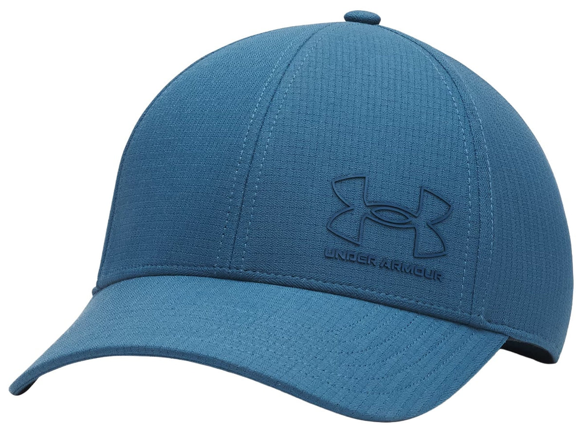 Under Armour ArmourVent Low Men’s Stretch Fit Hat - Breathable Performance, Wham Blue