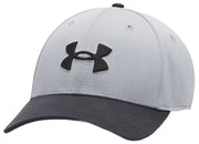 Under Armour Blitzing Low Men’s Hat - Stretch Fit, Steel / Black / Black