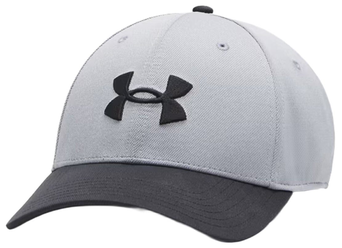 Under Armour Blitzing Low Men’s Hat - Stretch Fit, Steel / Black / Black