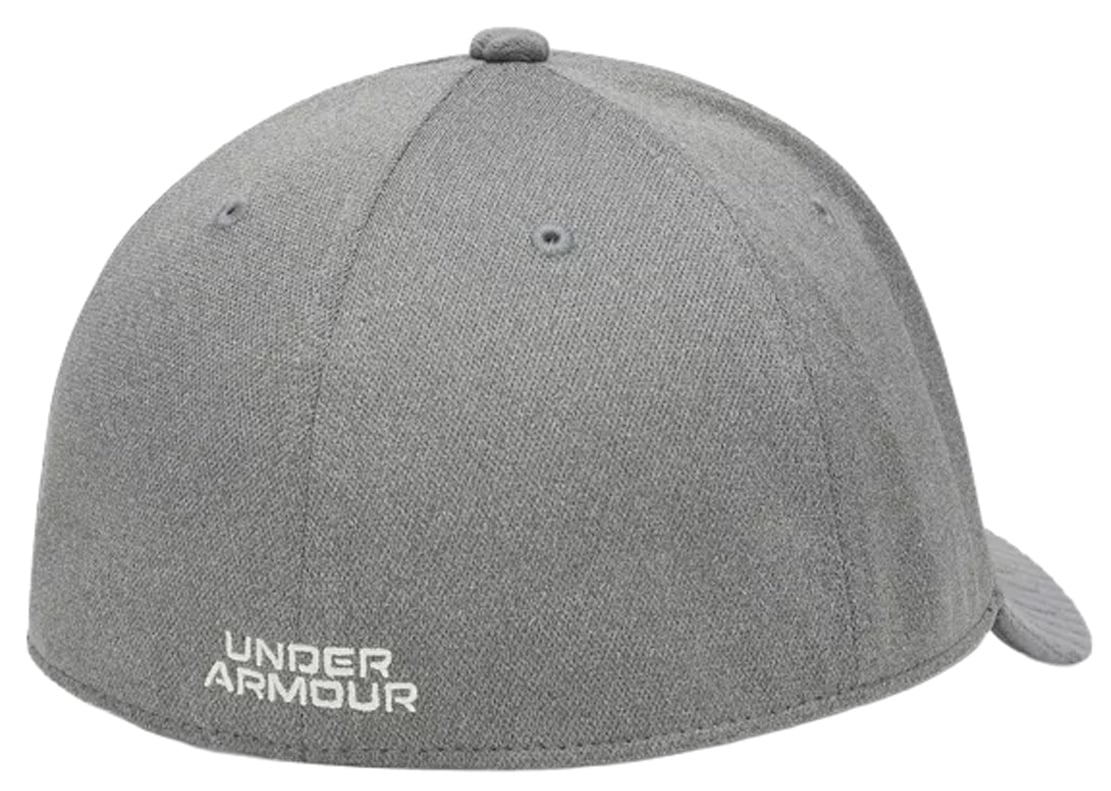 Under Armour Blitzing Low Men’s Hat - Stretch Fit, Clay Green / Clay Green / Summit White – back view