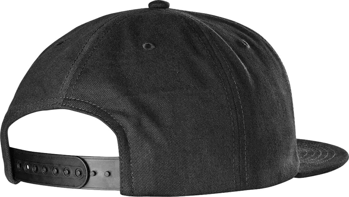 Etnies Wordmark Embroidery Men's Snapback Hat - Black – back view