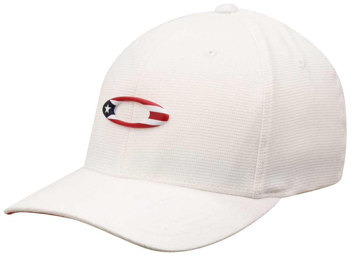 Oakley Tincan Puerto Rico Flag Hat - White