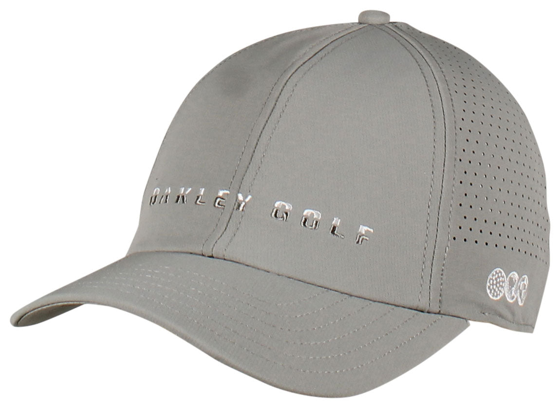 Oakley Peak Pro Formance Hat - Neutral Grey, front view