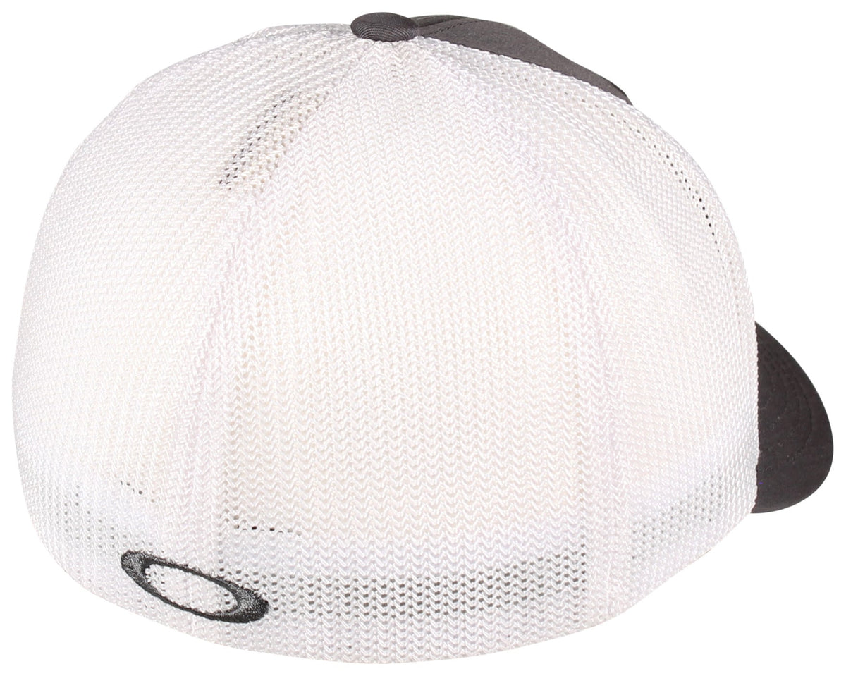 Oakley Golf Cresting Stretch Trucker Hat - Forged Iron / White - L/XL