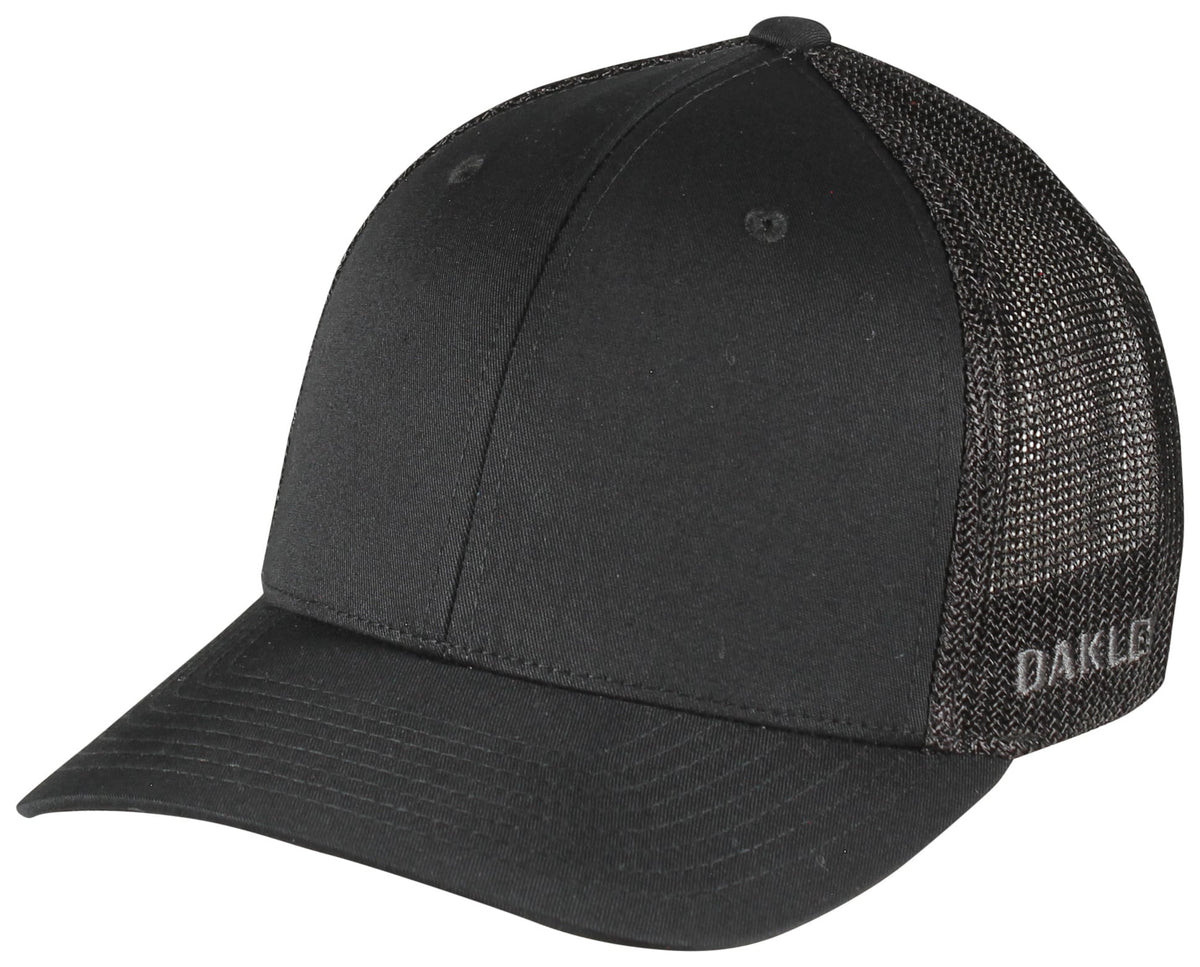 Oakley Golf Cresting Stretch Trucker Hat - Blackout
