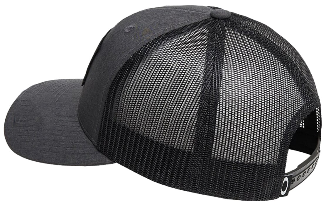Oakley O Original Trucker Hat - Blackout / Dark Heather – back view