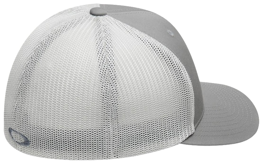 Oakley Golf Cresting Stretch Trucker Hat - Cement – back view