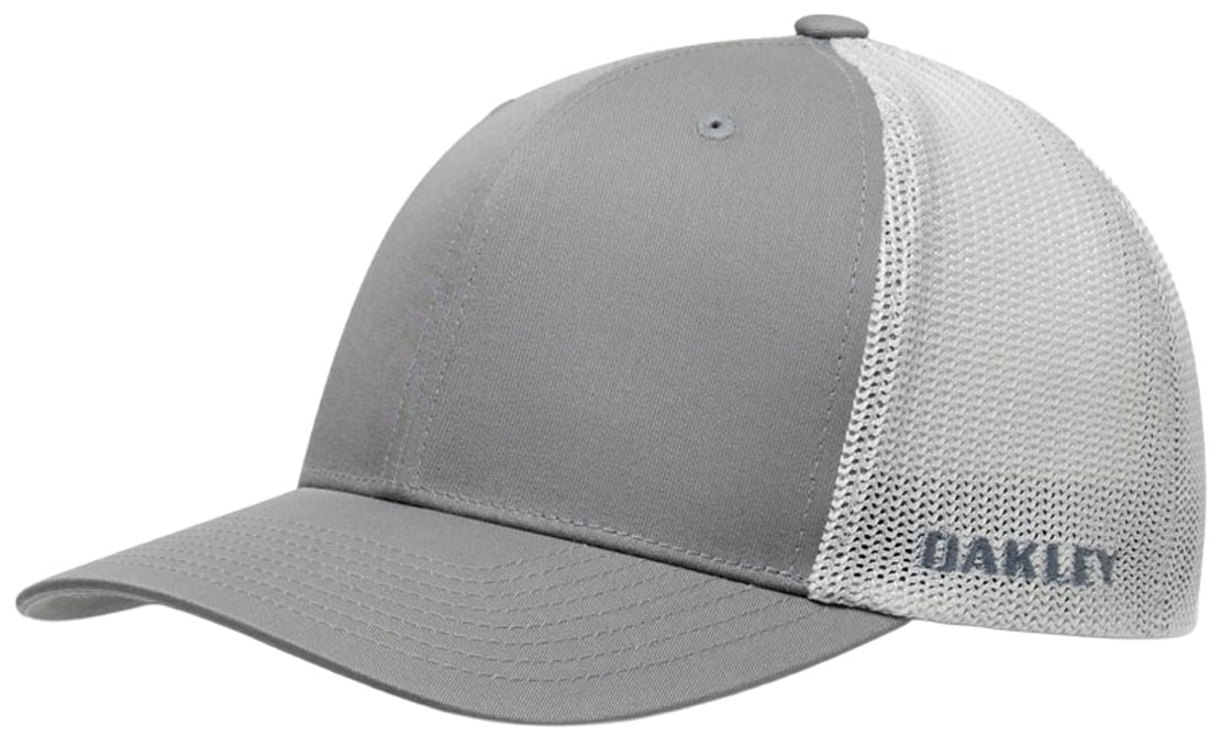Oakley Golf Cresting Stretch Trucker Hat - Cement