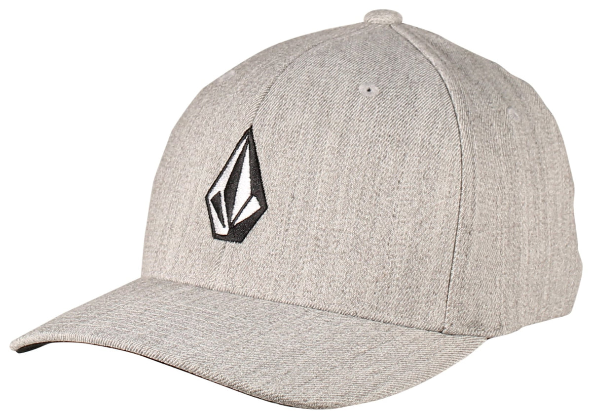 Volcom Full Stone Heather Flexfit Hat - Grey Vintage