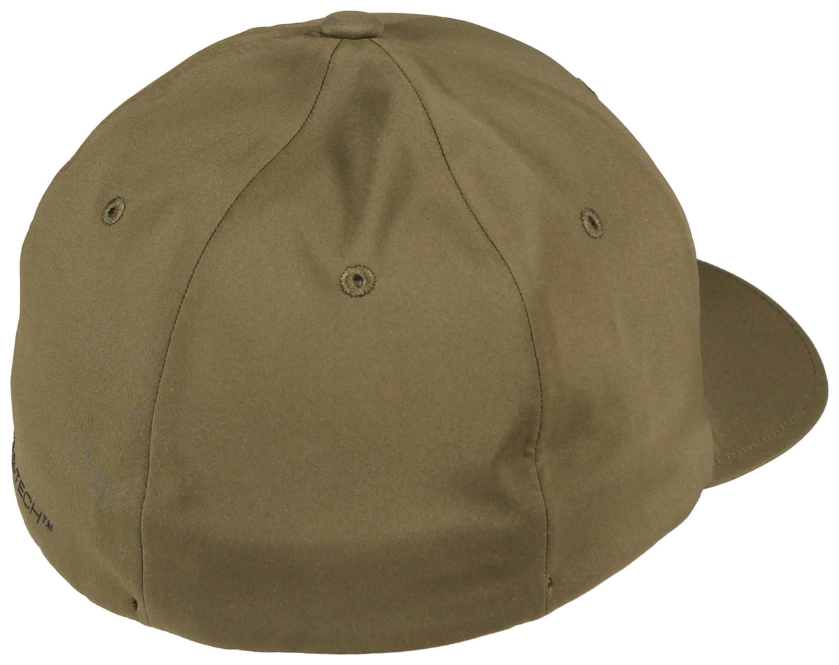 Volcom Stone Tech Delta Flexfit Hat - Squadron Green – back view