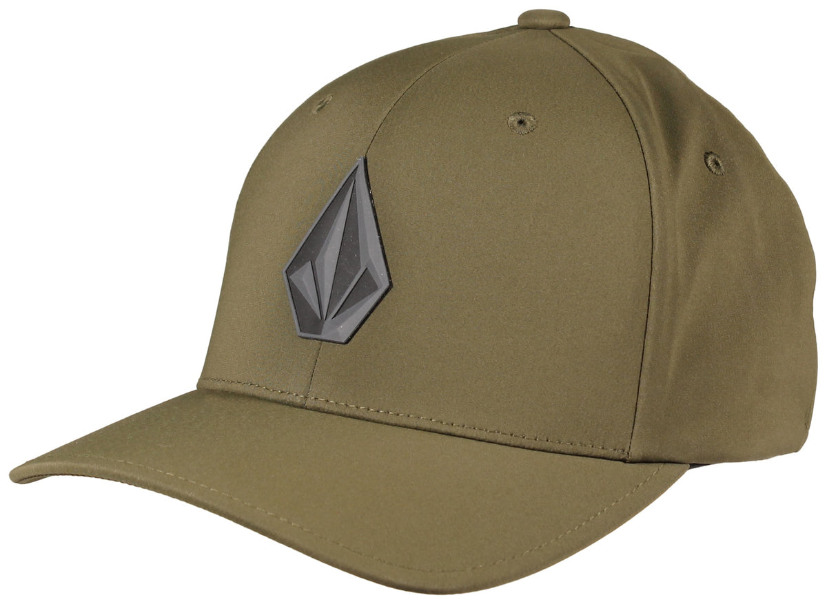 Volcom Stone Tech Delta Flexfit Hat - Squadron Green