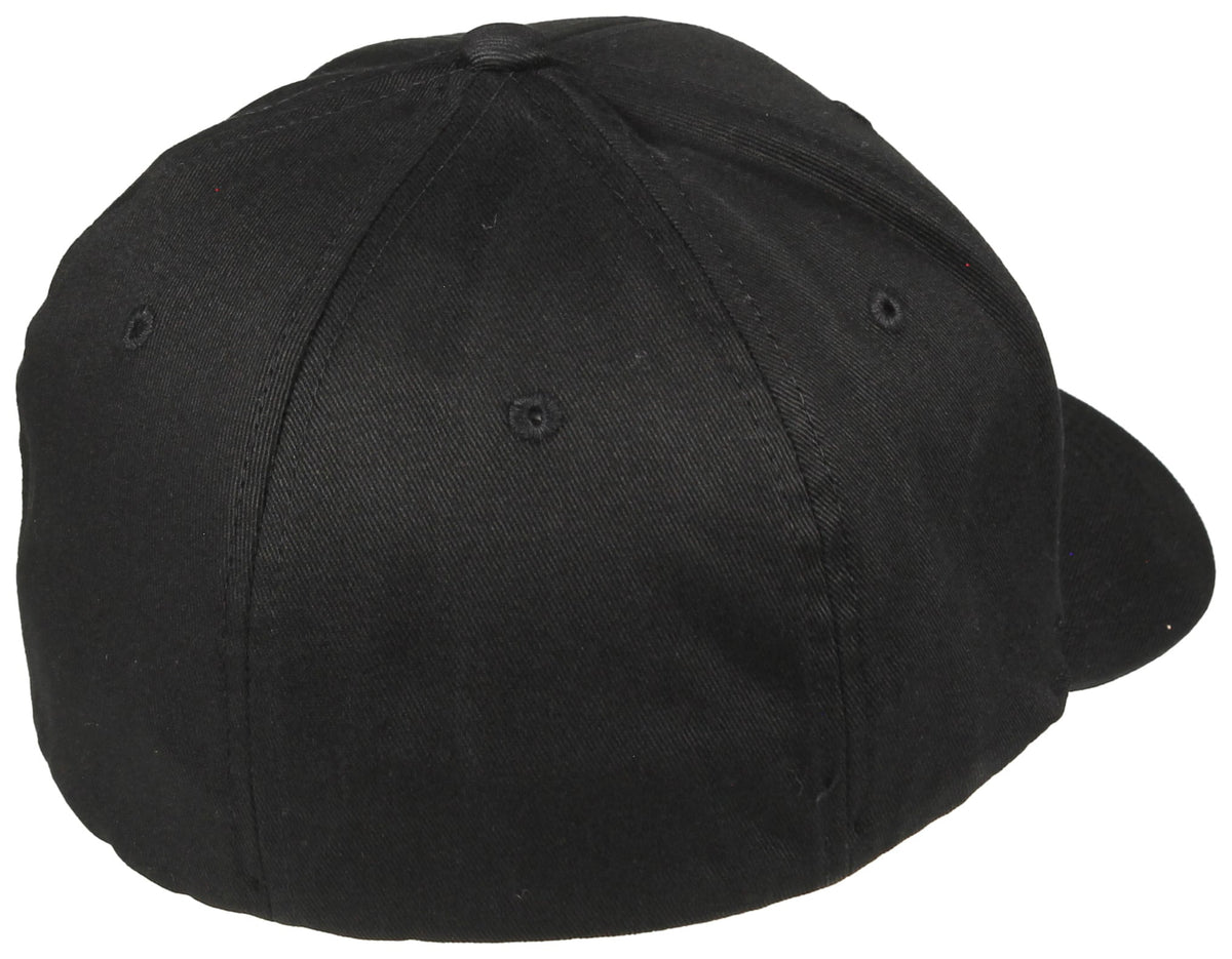 Volcom 21st Century Stone Flexfit Hat - Black – back view