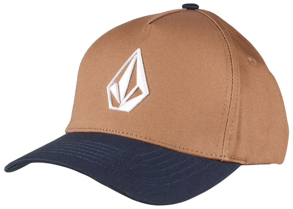 Volcom Embossed Stone Snapback Hat - Coconut Shell