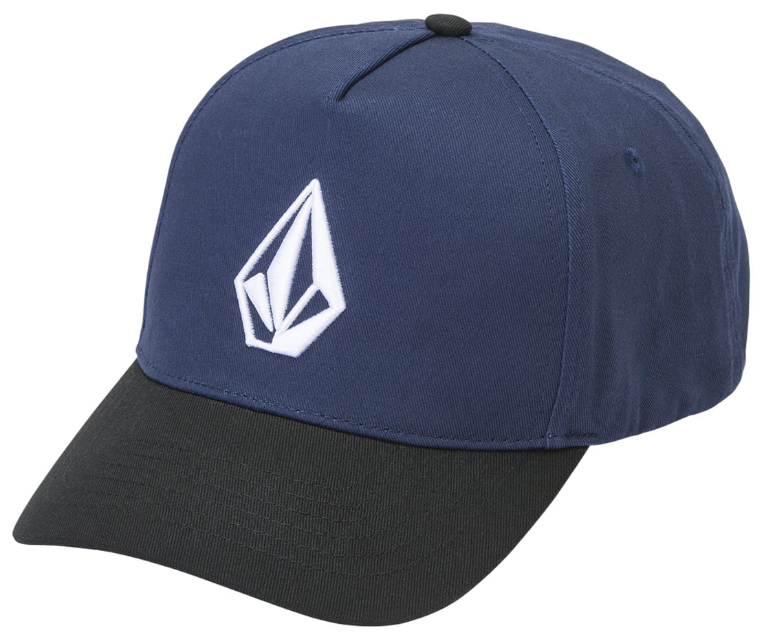Volcom Embossed Stone Snapback Hat - Cosmic Blue