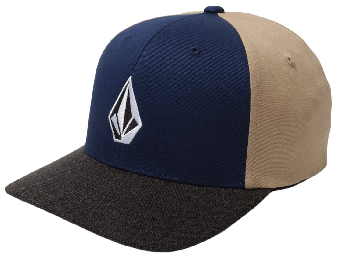 Volcom Full Stone Heather Flexfit Hat - Dust Bowl Indigo