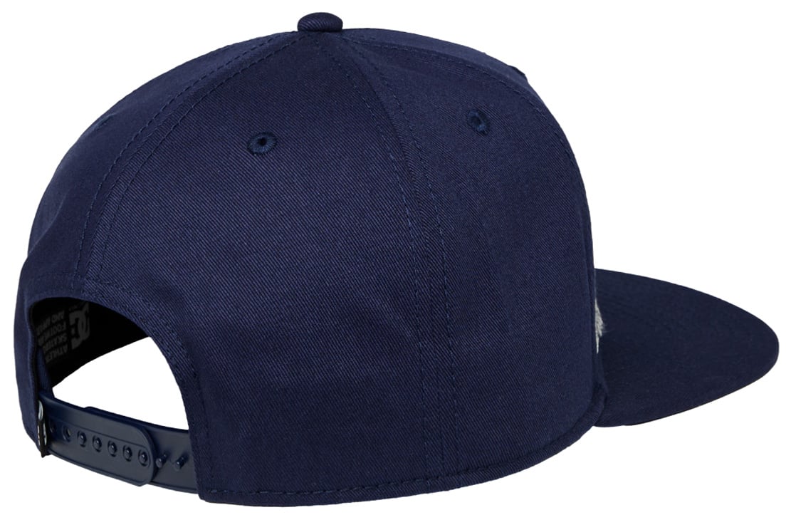DC University Snapback Hat - Estate Blue – back view