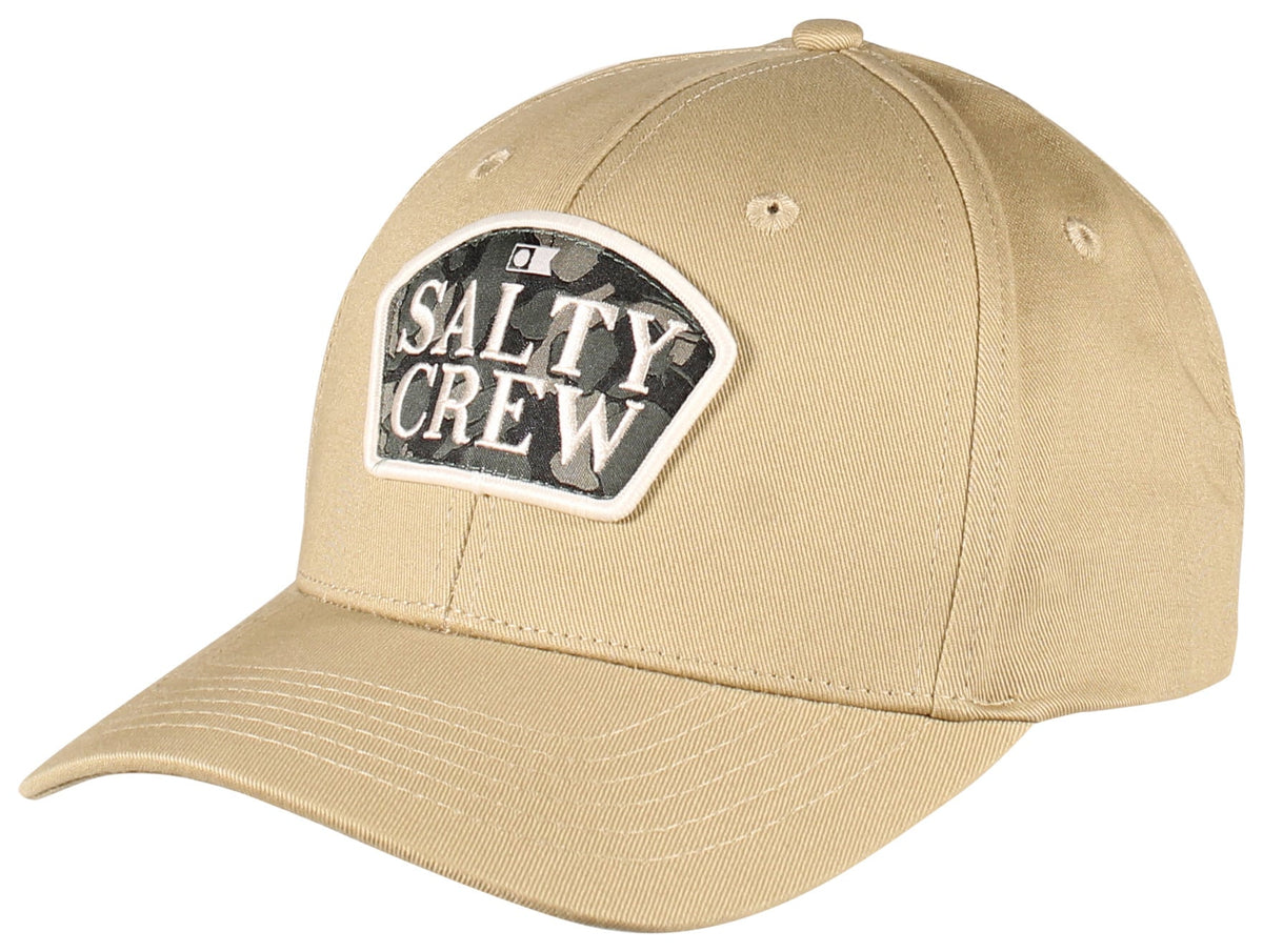Salty Crew Filler Up 6 Panel Hat - Khaki