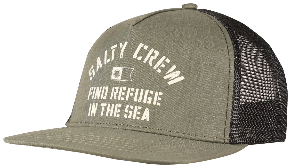 Salty Crew Good Times Trucker Hat - Olive
