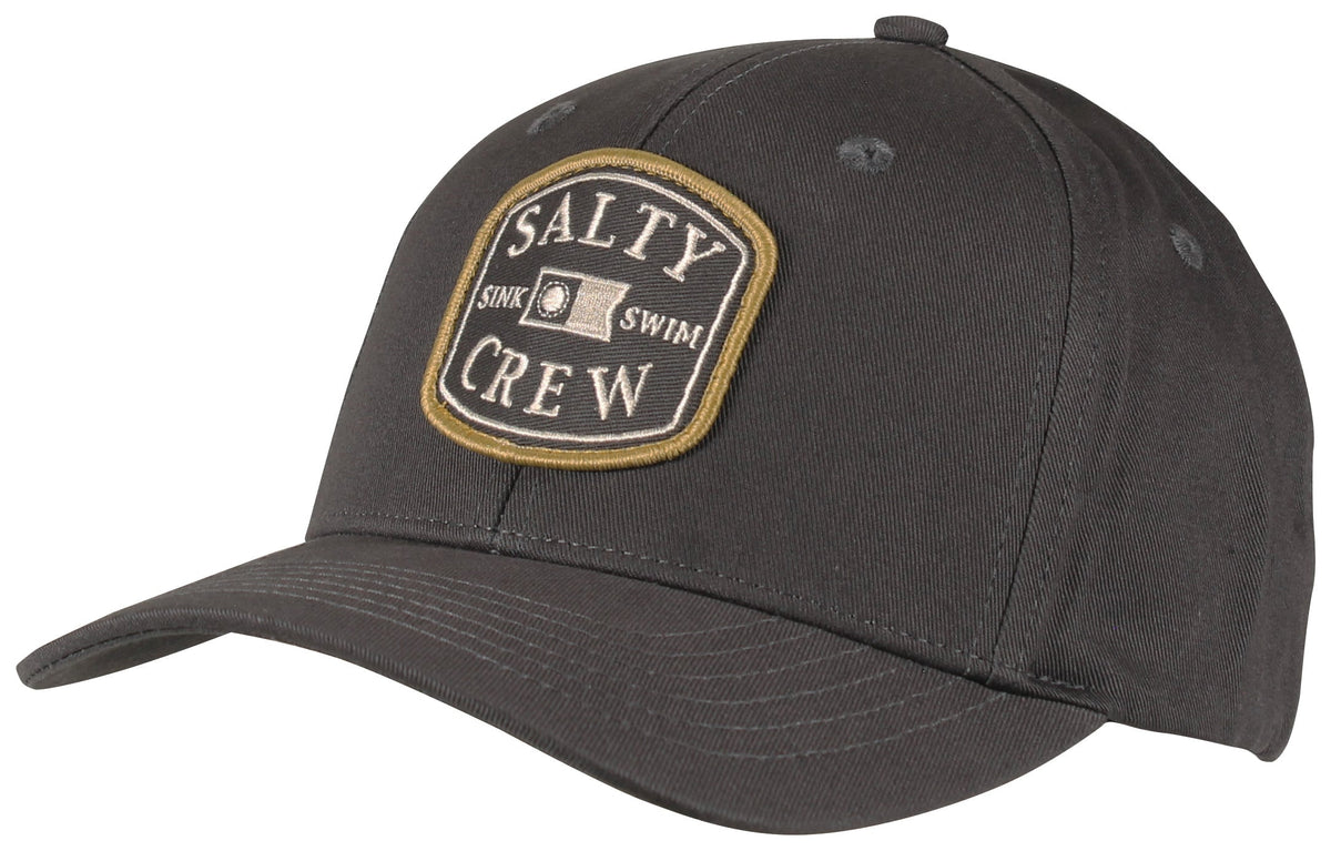 Salty Crew Capitals Snapback Hat - Charcoal