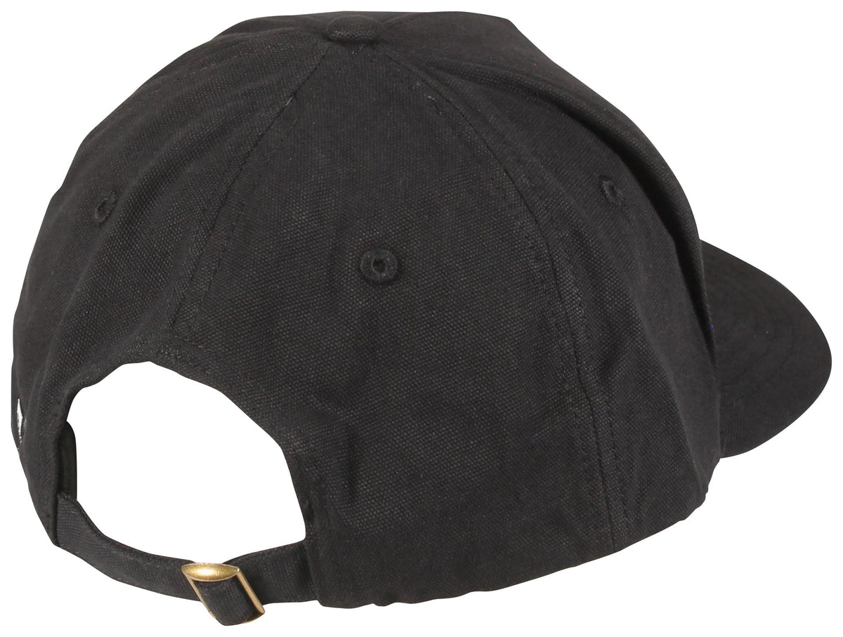 Salty Crew Billfisher Strapback Hat - Black – back view