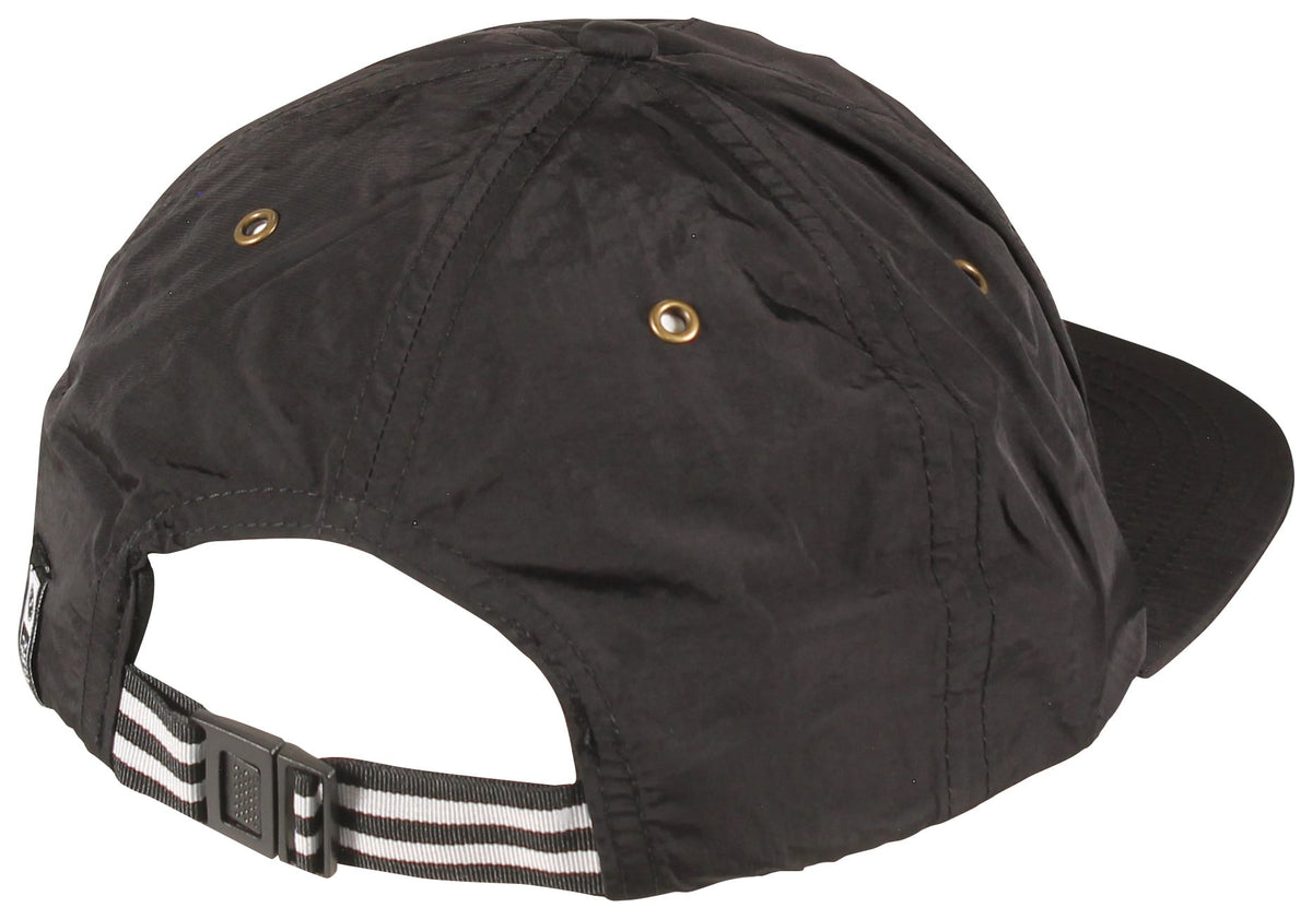Salty Crew Even Keel Strapback Hat - Black – back view
