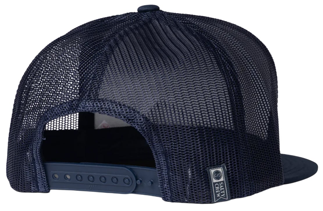 Salty Crew Simple Fade Trucker Hat - Navy – back view