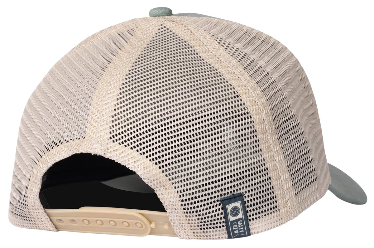 Salty Crew Rotor Trucker Hat - Marine – back view