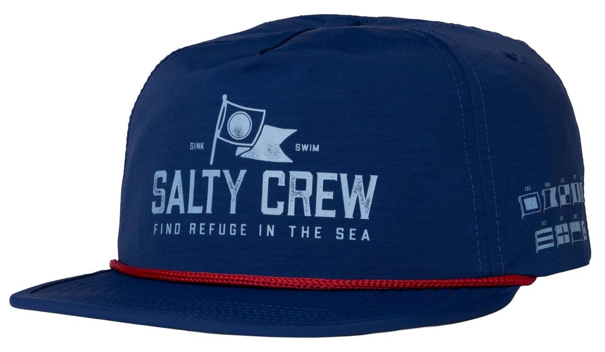 Salty Crew Flag Day Snapback Hat - True Navy