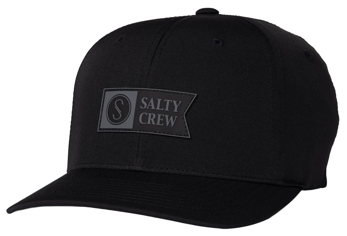 Salty Crew Apex Flexfit Hat - Black