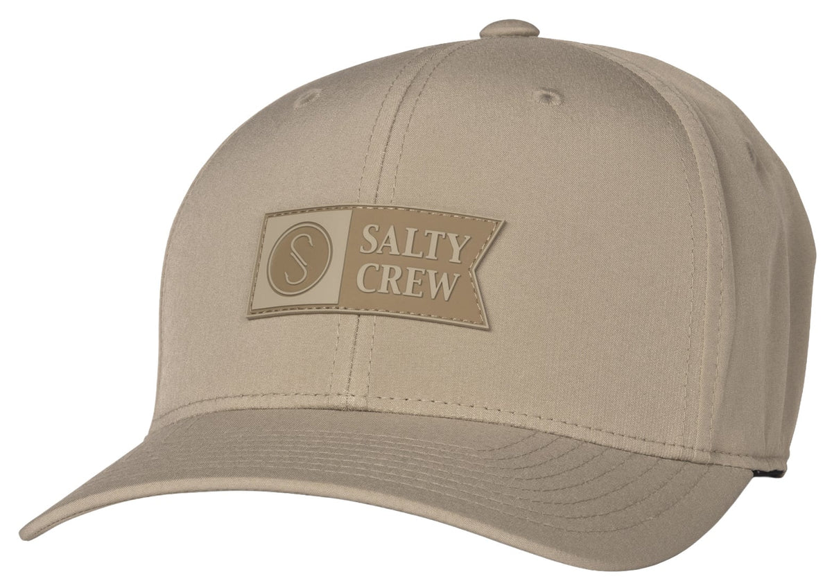 Salty Crew Apex Flexfit Hat - Khaki