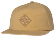 Salty Crew Drifter Snapback Hat - Bone Brown