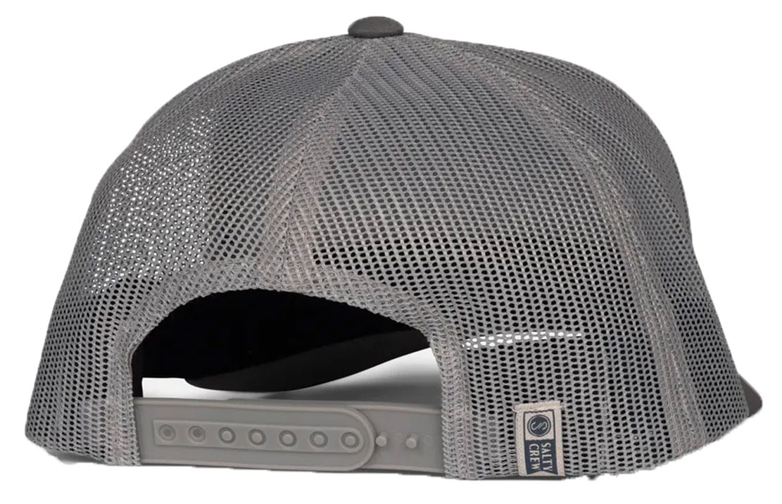Salty Crew Sealine Retro Trucker Hat - Shark Skin – back view