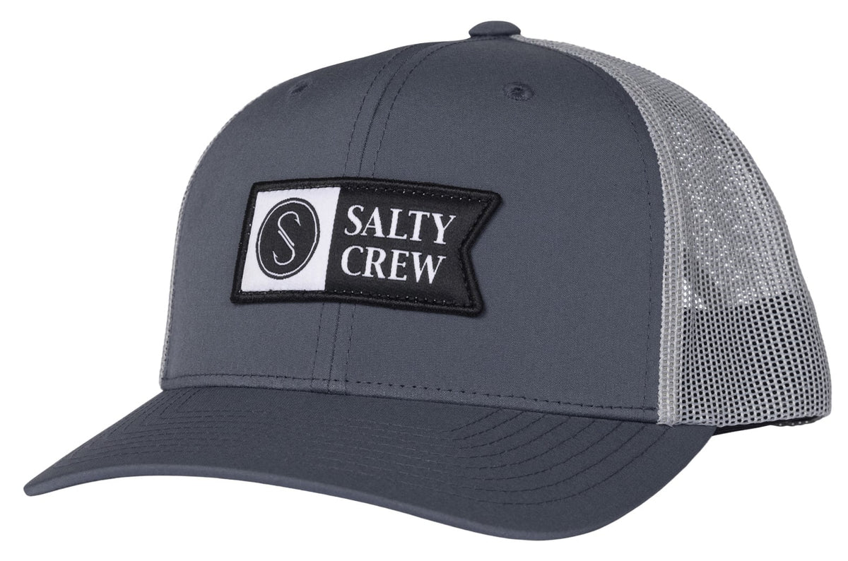 Salty Crew Pinnacle 2 Retro Men's Trucker Hat - Iron