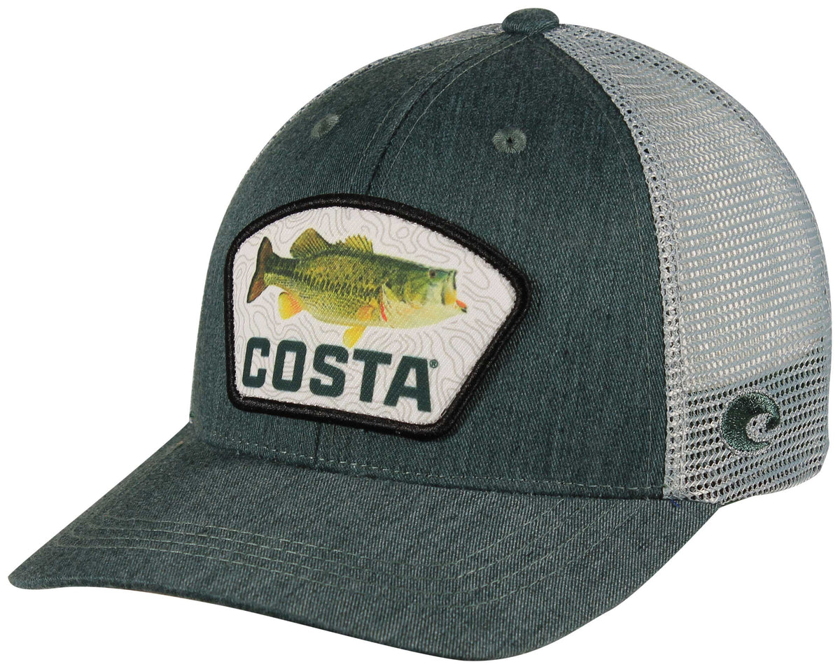 Costa Topo Largemouth Bass Trucker Hat - Green
