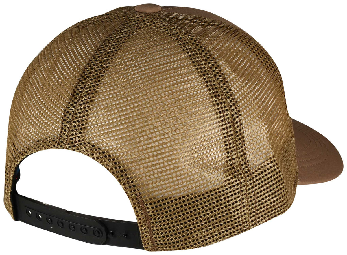 Costa Bass Stitched Trucker Hat - Working Brown