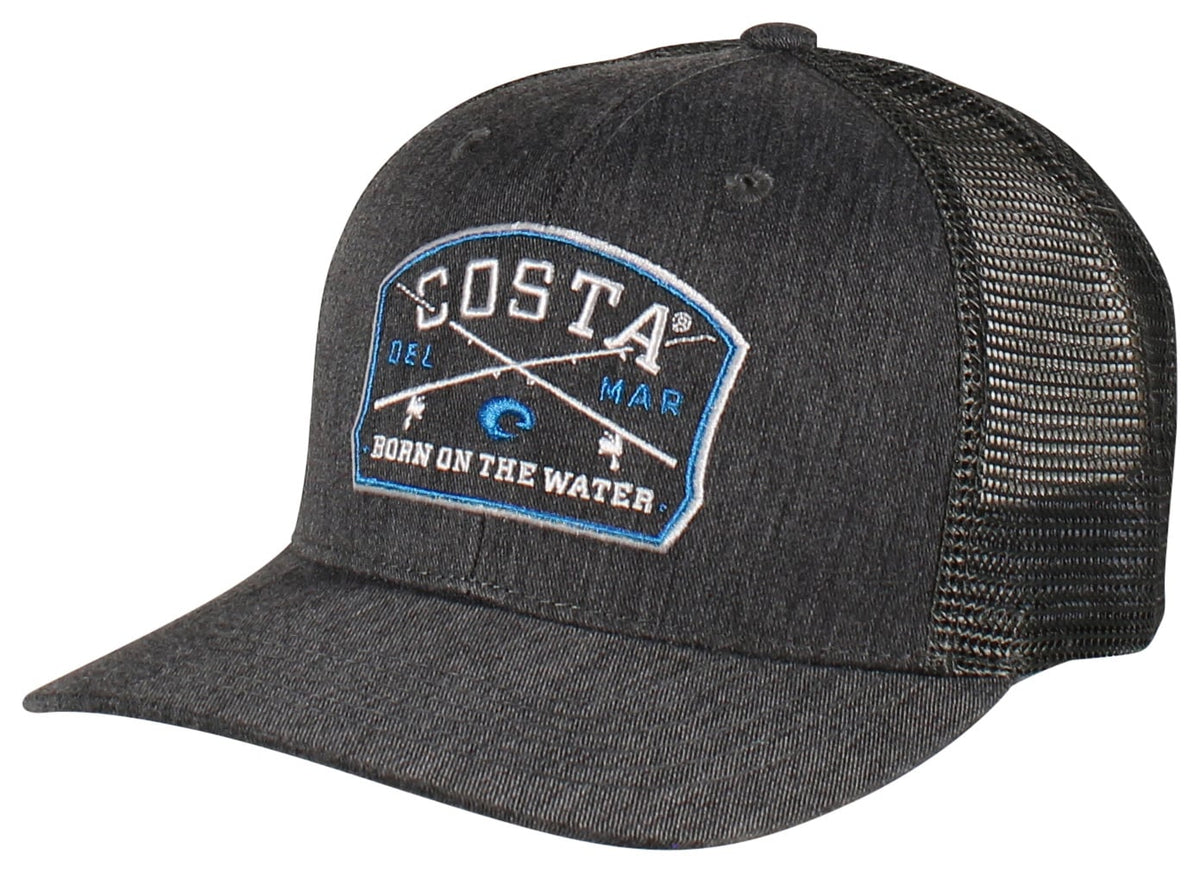 Costa Insignia Trucker Hat - Black Heather