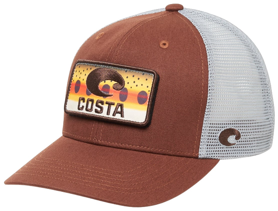 Costa Fishskins Men's Trucker Hat - Bolinas Brown
