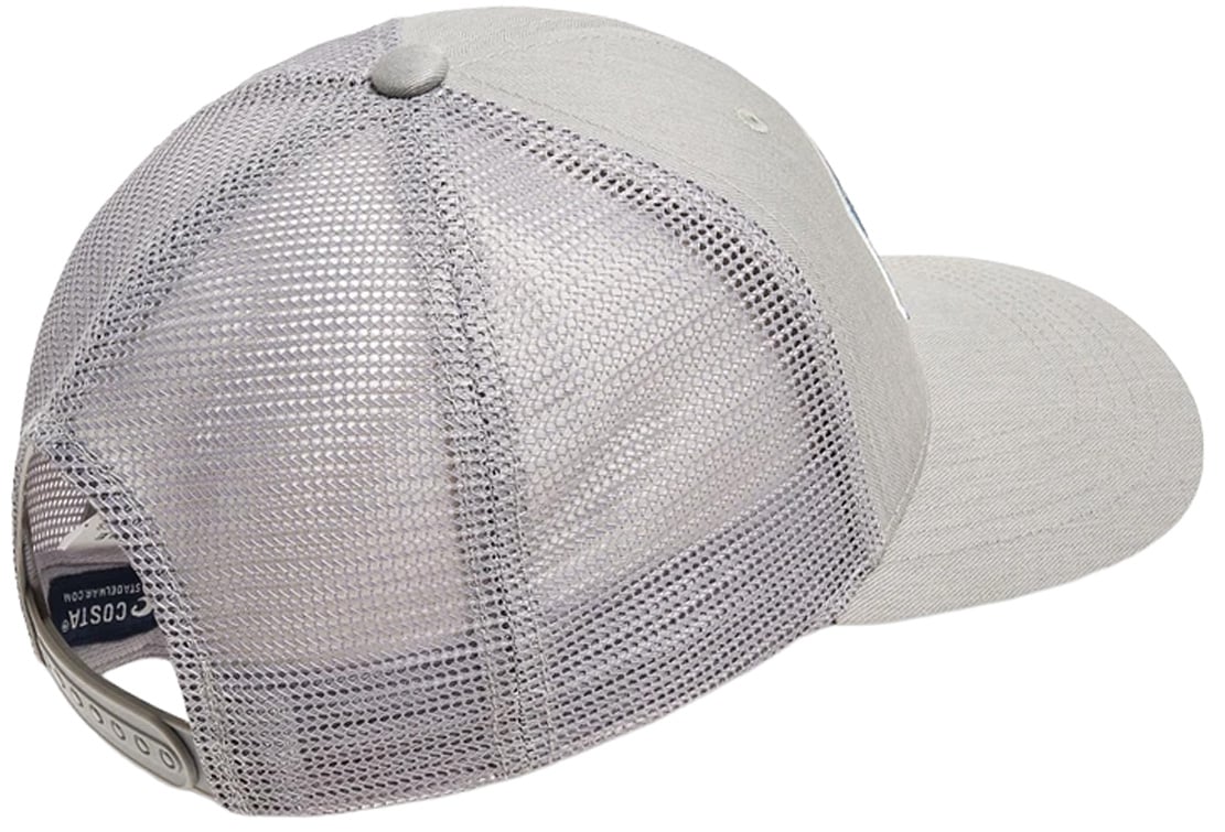 Costa Spinners Men's Trucker Hat - Concrete / Rusted – back view