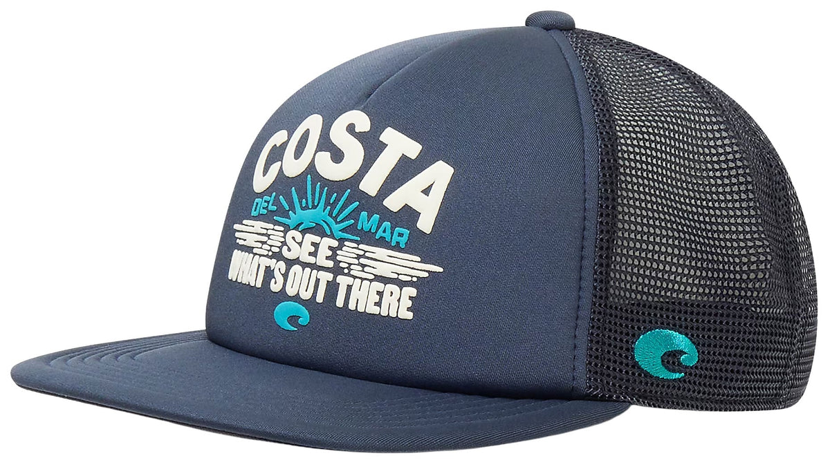 Costa Dawn Patrol Men's Trucker Hat - Washed Black