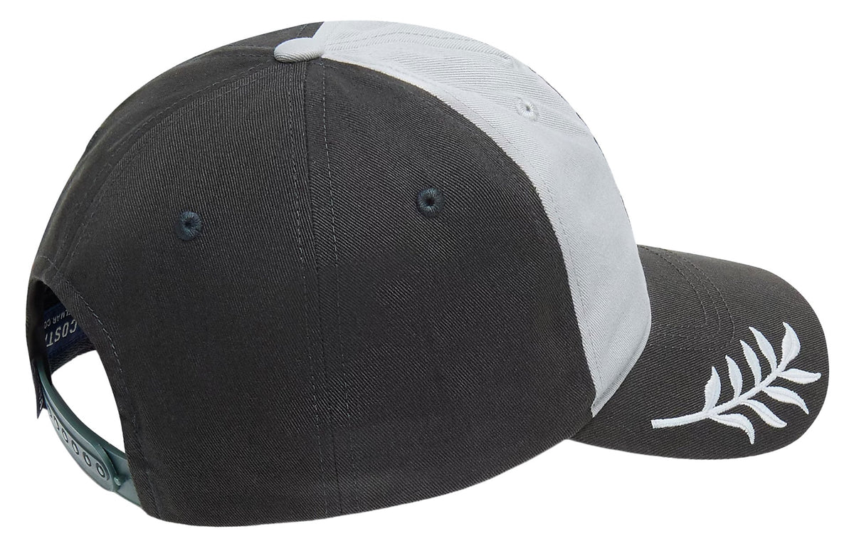 Costa CTTN Vintage Men's Snapback Hat - Washed Black – back view