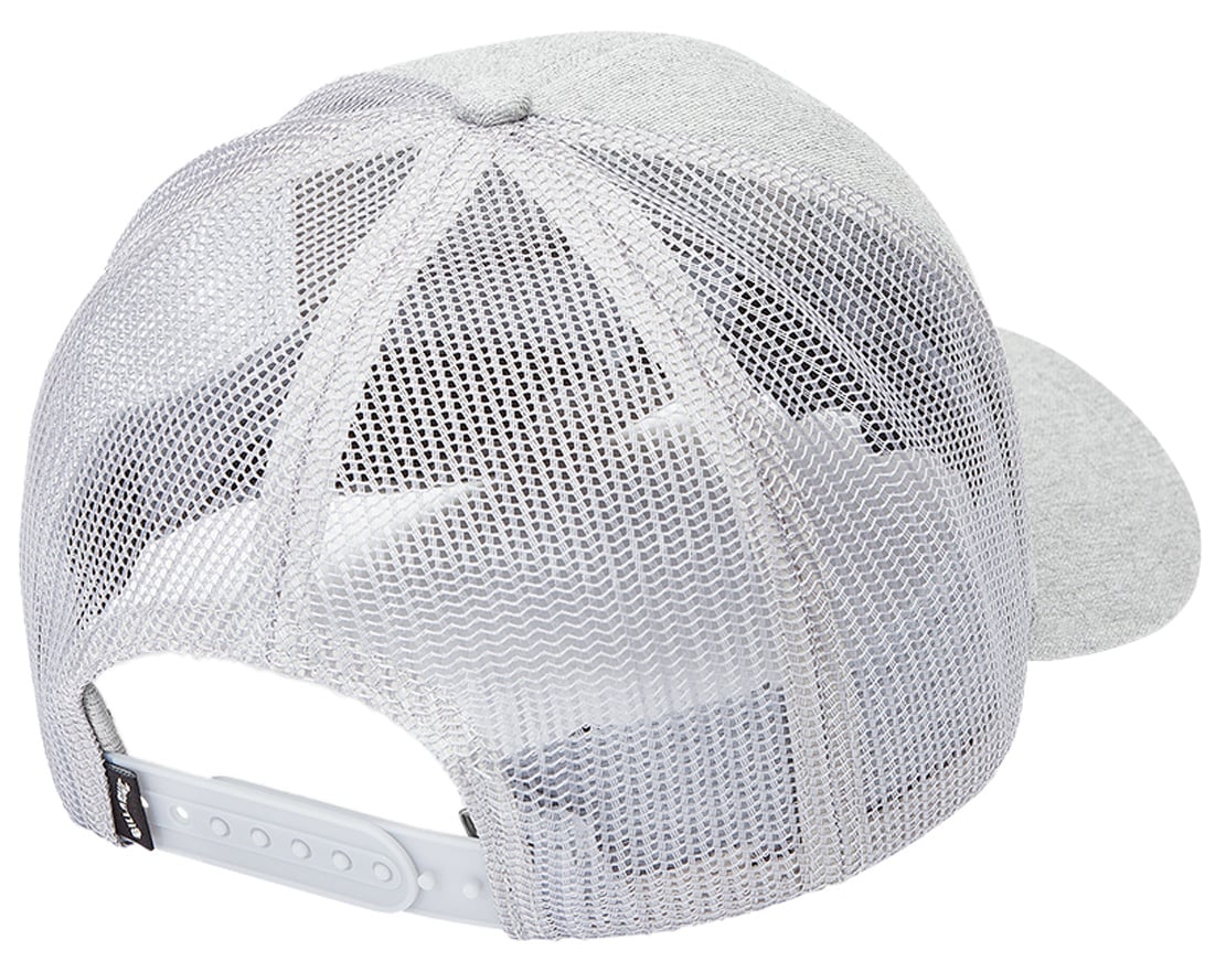 Billabong Walled Trucker Hat - Medium Grey Heather – back view