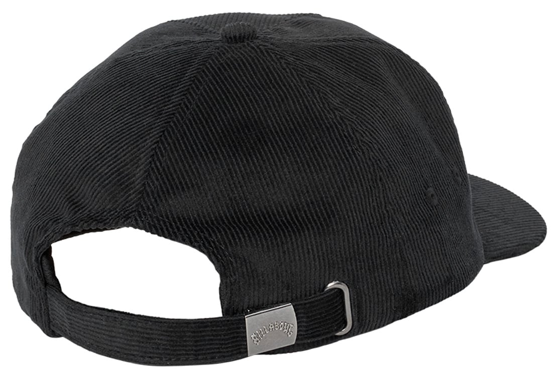 Billabong Heritage Men's Strapback Hat - Black – back view