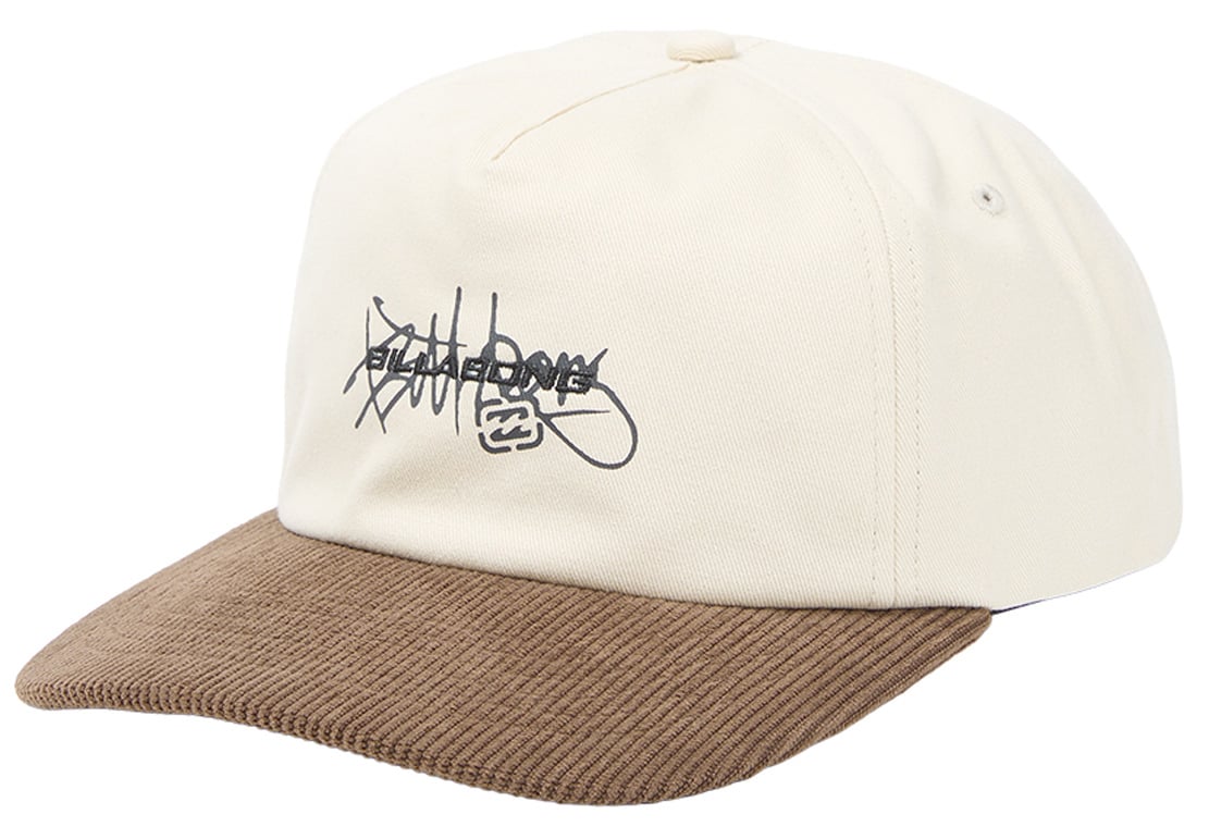 Billabong Bad Dog Shrapnel Men's Snapback Hat - Oatmeal