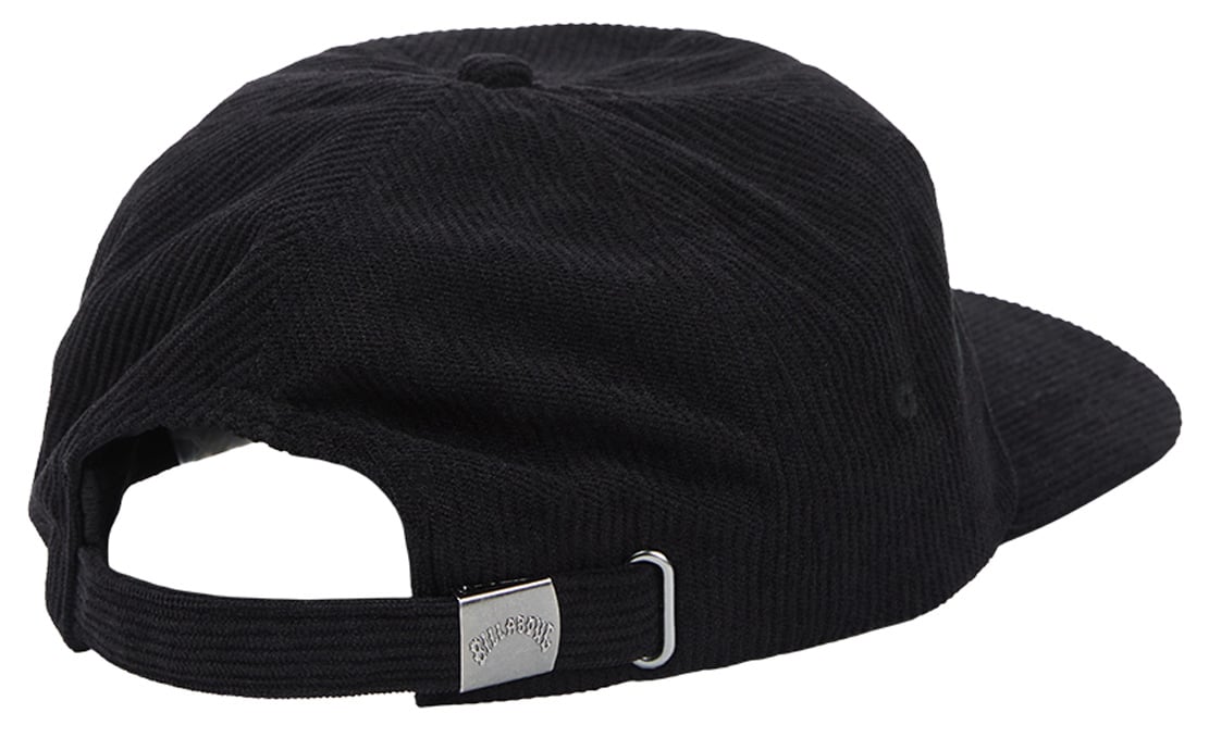 Billabong Heritage Men's Strapback Hat - Black – back view