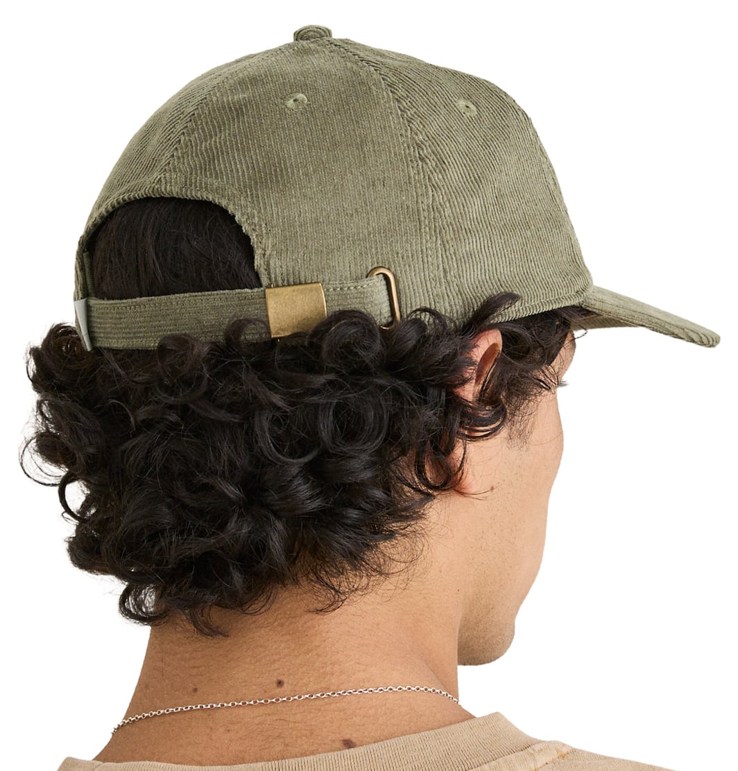 Rhythm Awake Cord Hat - Olive – back view